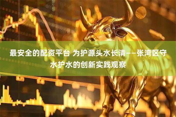 最安全的配资平台 为护源头水长清——张湾区守水护水的创新实践观察