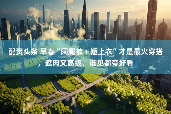 配资头条 早春“阔腿裤＋短上衣”才是最火穿搭，遮肉又高级，谁见都夸好看